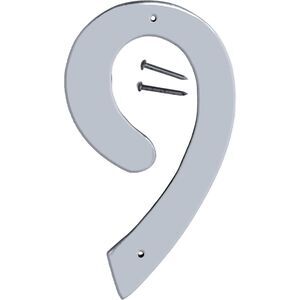 HY-KO - Satin Nickel House Marker Number